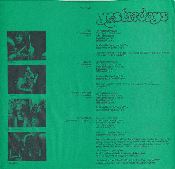 Yesterdays - secondary