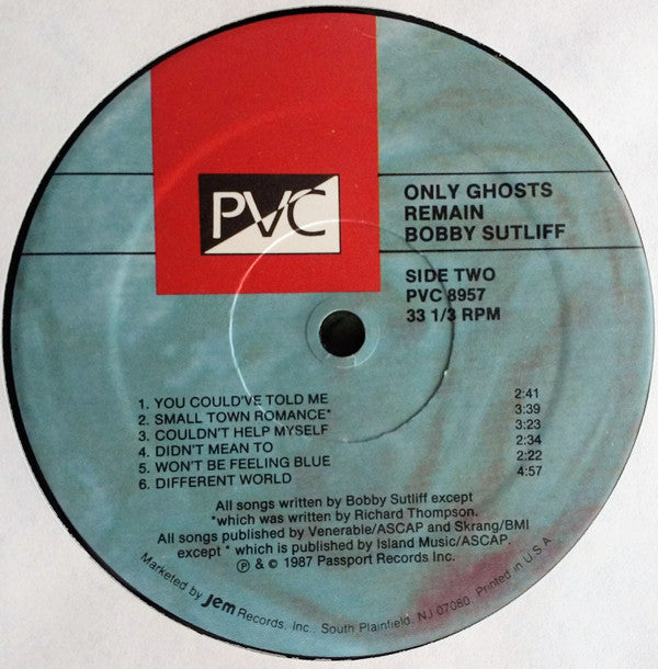 Bobby Sutliff - Only Ghosts Remain