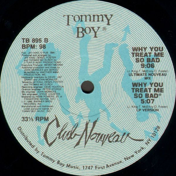 Club Nouveau - Why You Treat Me So Bad (Remix)