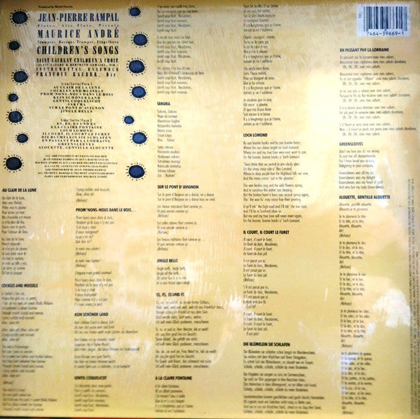Children's Songs - secondary