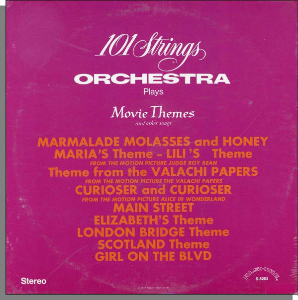 101 Strings - Plays Movie Themes And Other Songs