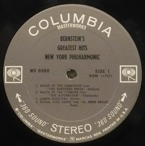 The New York Philharmonic Orchestra - Bernstein's Greatest Hits