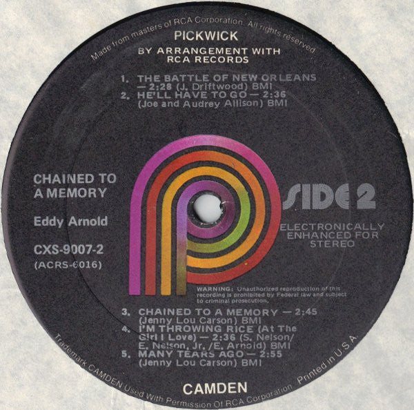 Eddy Arnold - Chained To A Memory