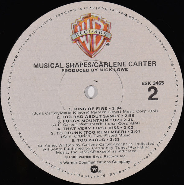 Carlene Carter - Musical Shapes