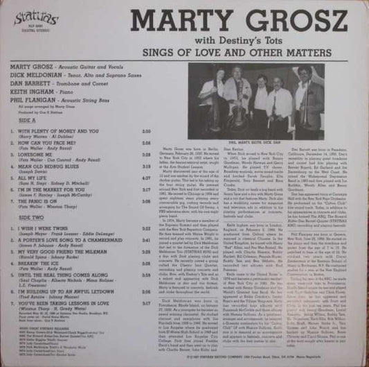 Sings Of Love And Other Matters - secondary