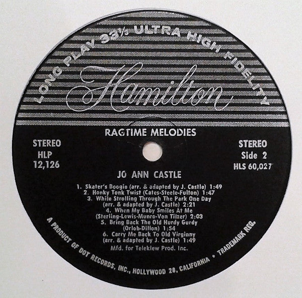 Ragtime Melodies - secondary