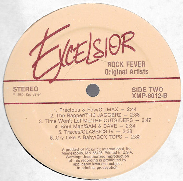 Rock Fever Original Artists - secondary
