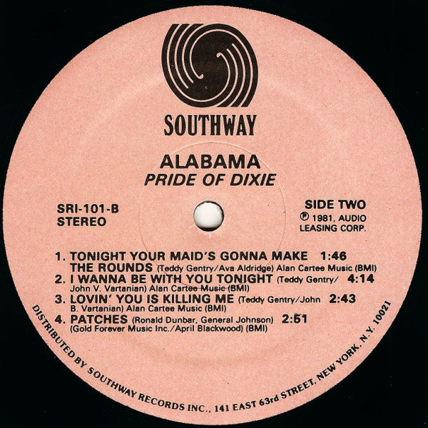 Alabama - Pride Of Dixie