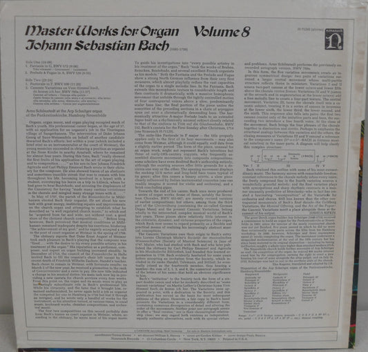 Master Works For Organ Volume 8 - secondary