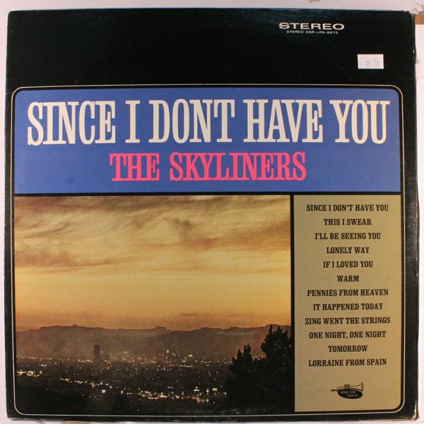 Since I Don't Have You - secondary