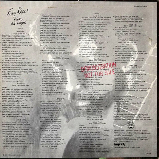 Hear The Cryin' - secondary