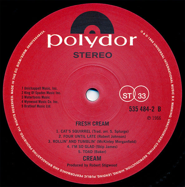 Fresh Cream - secondary