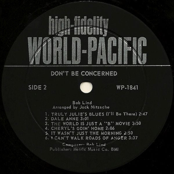 Bob Lind - Don't Be Concerned