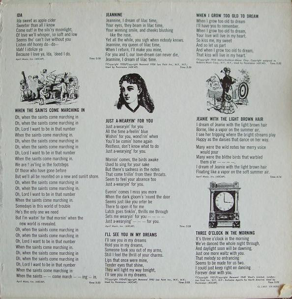 Mitch Miller And The Gang - Sentimental Sing Along With Mitch