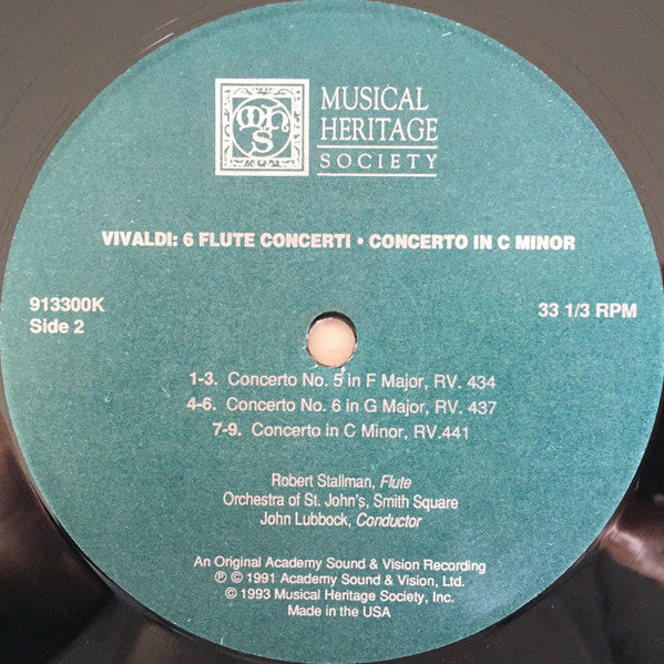 6 Flute Concerti Op. 10 • Concerto In C Minor RV 441 - secondary