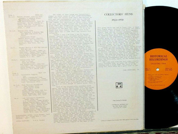 Collectors' Items 1922-1930 - secondary