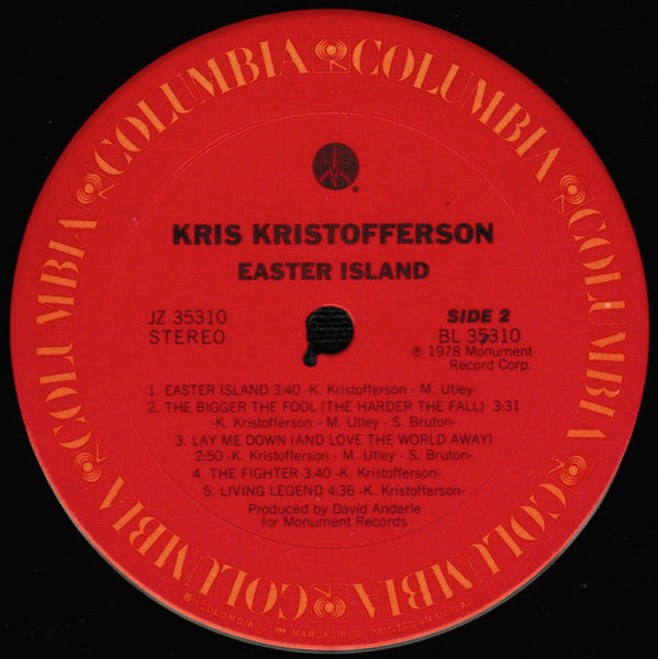 Kris Kristofferson - Easter Island