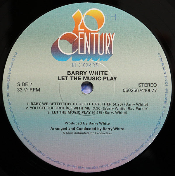 Let The Music Play - secondary
