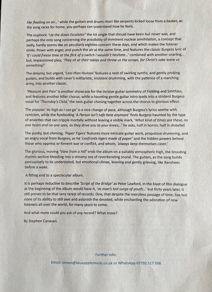 Script Of The Bridge - secondary
