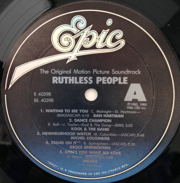 Ruthless People (The Original Motion Picture Soundtrack) - secondary