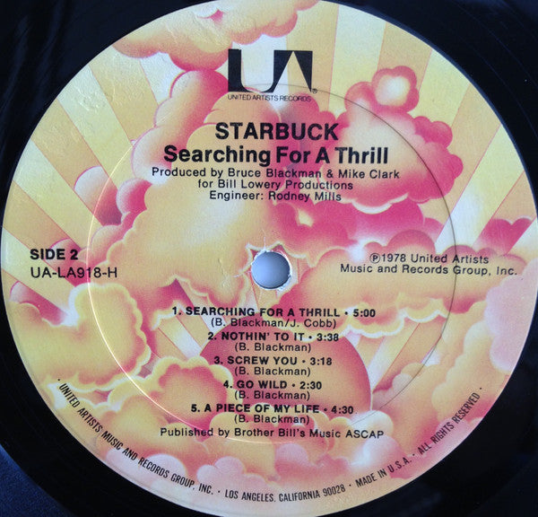Starbuck - Searching For A Thrill