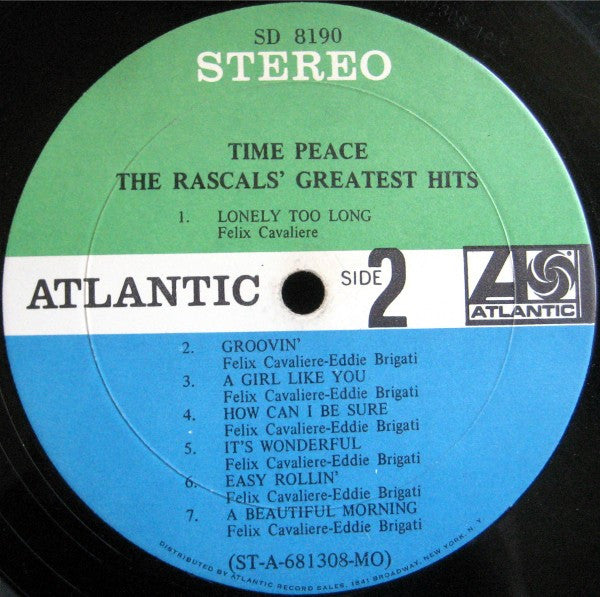 Time Peace: The Rascals' Greatest Hits - secondary