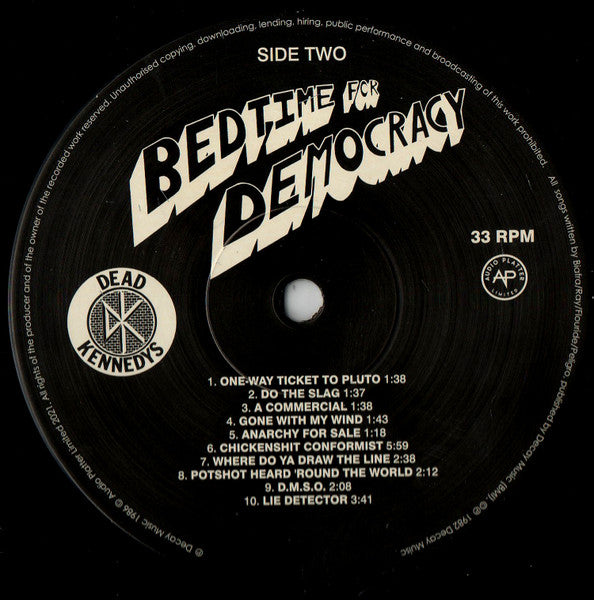 Bedtime For Democracy - secondary