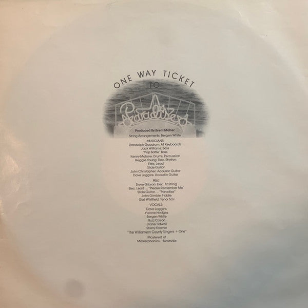 Dave Loggins - One Way Ticket To Paradise