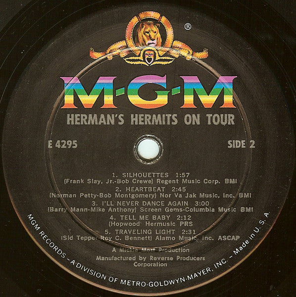 Herman's Hermits On Tour (Their Second Album!) - secondary