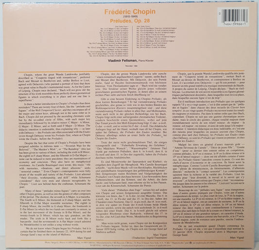 Preludes, Op. 28 - secondary