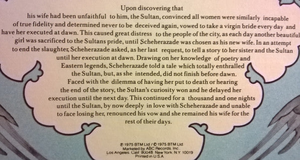 Scheherazade And Other Stories - secondary