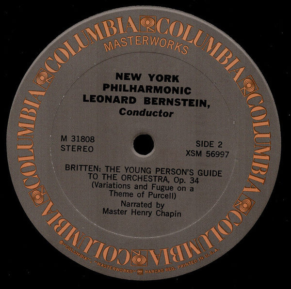 Camille Saint-Saëns, Benjamin Britten, Leonard Bernstein, New York Philharmonic - The Carnival Of The Animals / The Young Person's Guide To The Orchestra