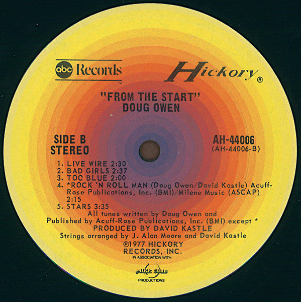 Doug Owen - From The Start