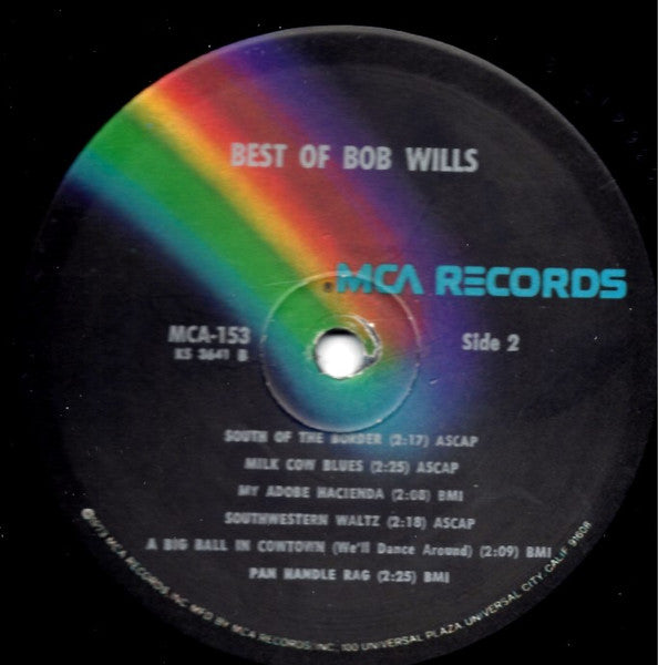 The Best Of Bob Wills - secondary