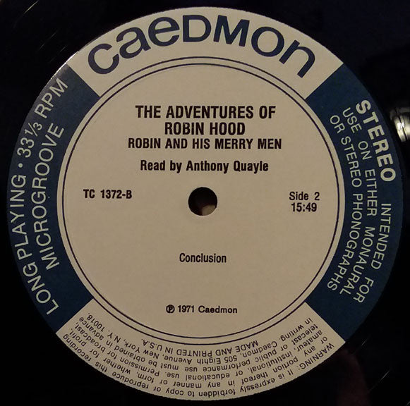 Anthony Quayle - The Adventures Of Robin Hood Volume Four Robin Hood And His Merry Men