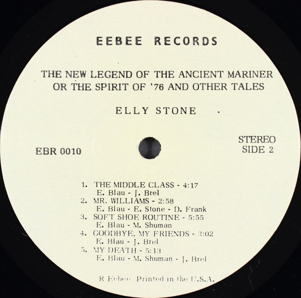 The New Legend Of The Ancient Mariner Or The Spirit Of '76 And Other Tales - secondary