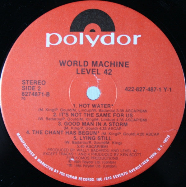 Level 42 - World Machine