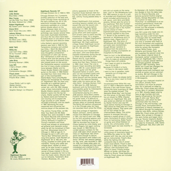 Chicago Slickers Volume 2 1948 - 1955 - secondary