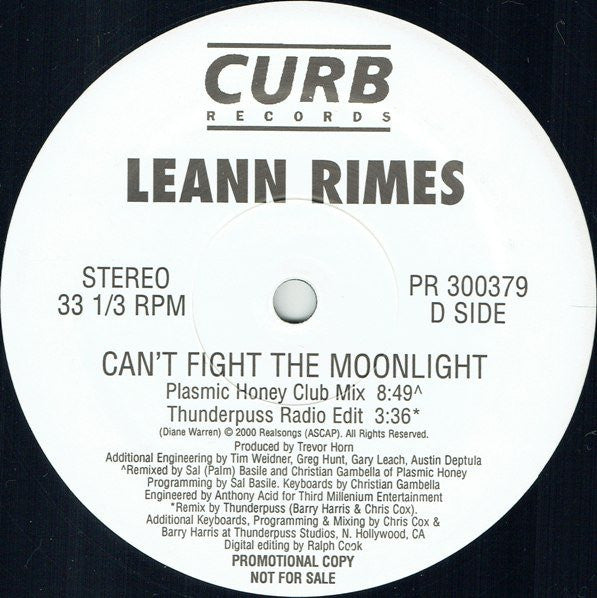 12" Single: LeAnn Rimes - Can't Fight The Moonlight