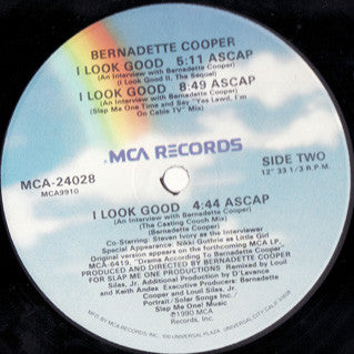 12" Single: Bernadette Cooper - I Look Good