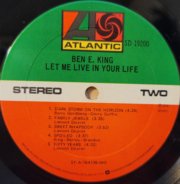 Ben E. King - Let Me Live In Your Life