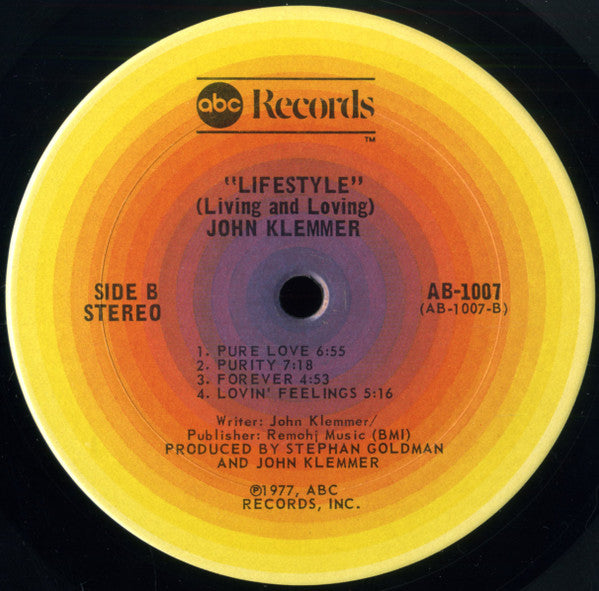John Klemmer - Lifestyle (Living And Loving)