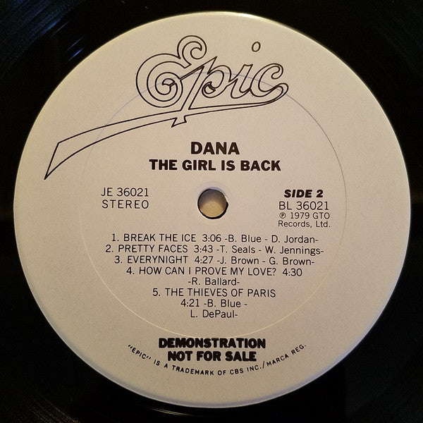 Dana - The Girl Is Back