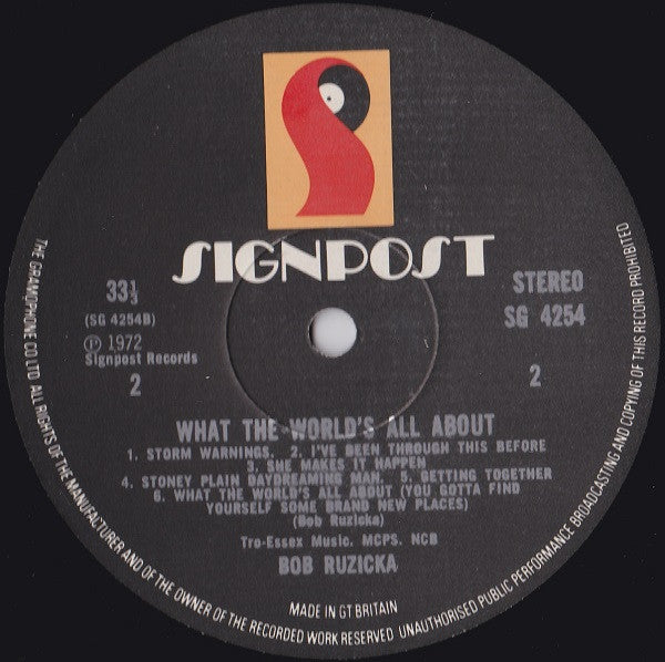Bob Ruzicka - What The World's All About