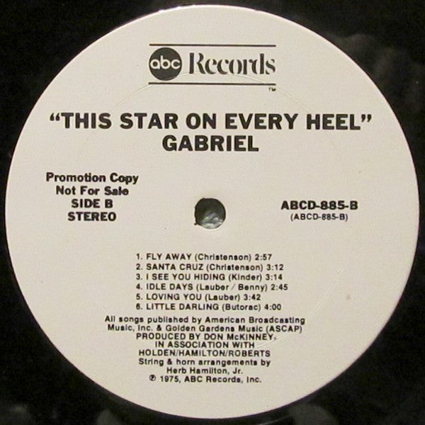 Gabriel - This Star On Every Heel