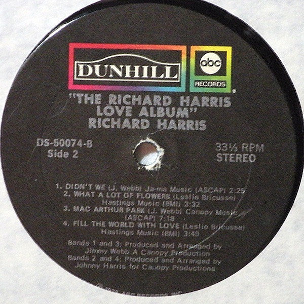 Richard Harris - The Richard Harris Love Album