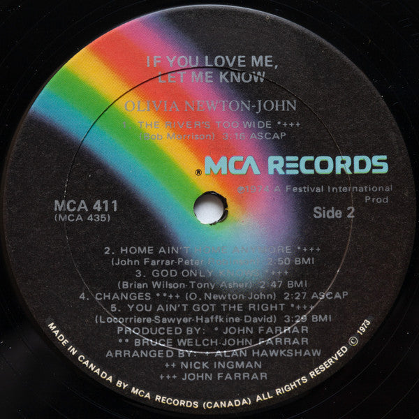 Olivia Newton-John - If You Love Me Let Me Know