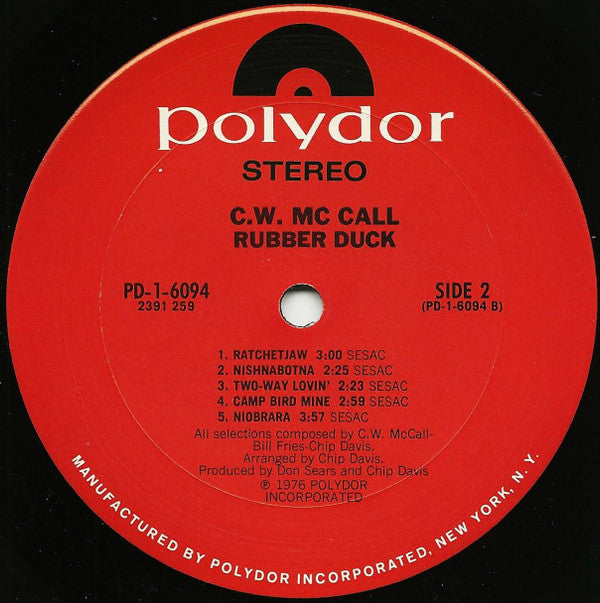 C.W. McCall - Rubber Duck