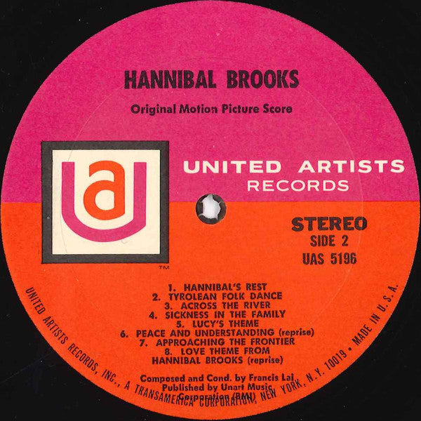 Francis Lai - Hannibal Brooks (Original Motion Picture Score)