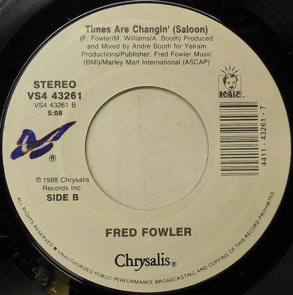 7" Single: Fred Fowler - Times Are Changin'